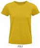 Camiseta Organica Pioneer Mujer Sols - Color Amarillo